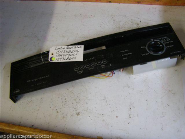 White Consolidated DISHWASHER 154368601 154368206 Panel,control ,154409001 White Consolidated DISHWASHER 154368601 154368206 Panel,control ,154409001